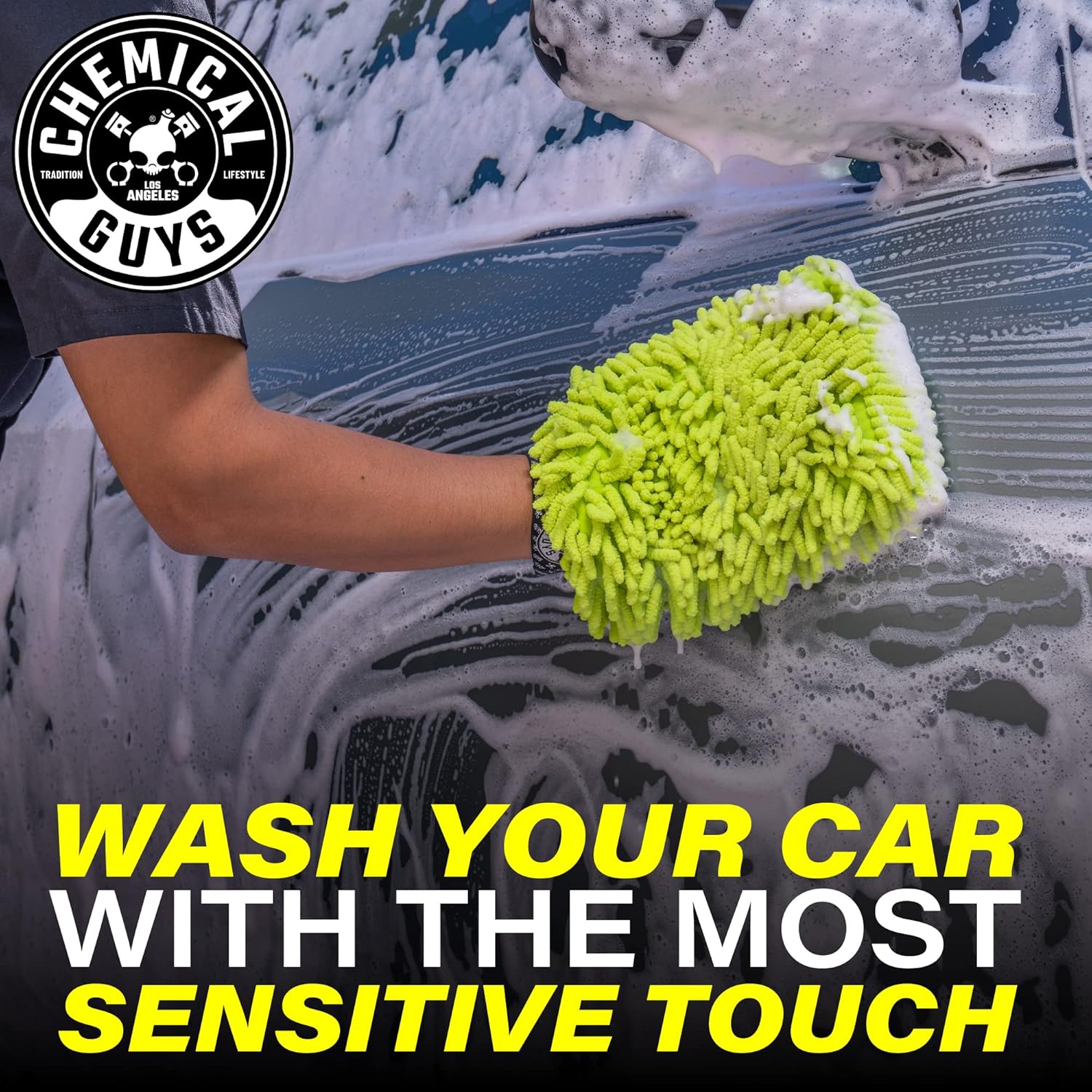 Scratch-Free Car Wash Mitt Duo