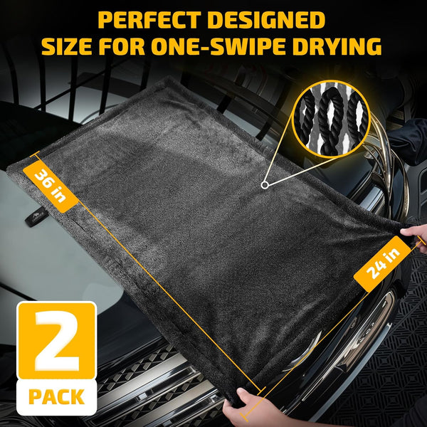Super Absorbent Car Towels Duo