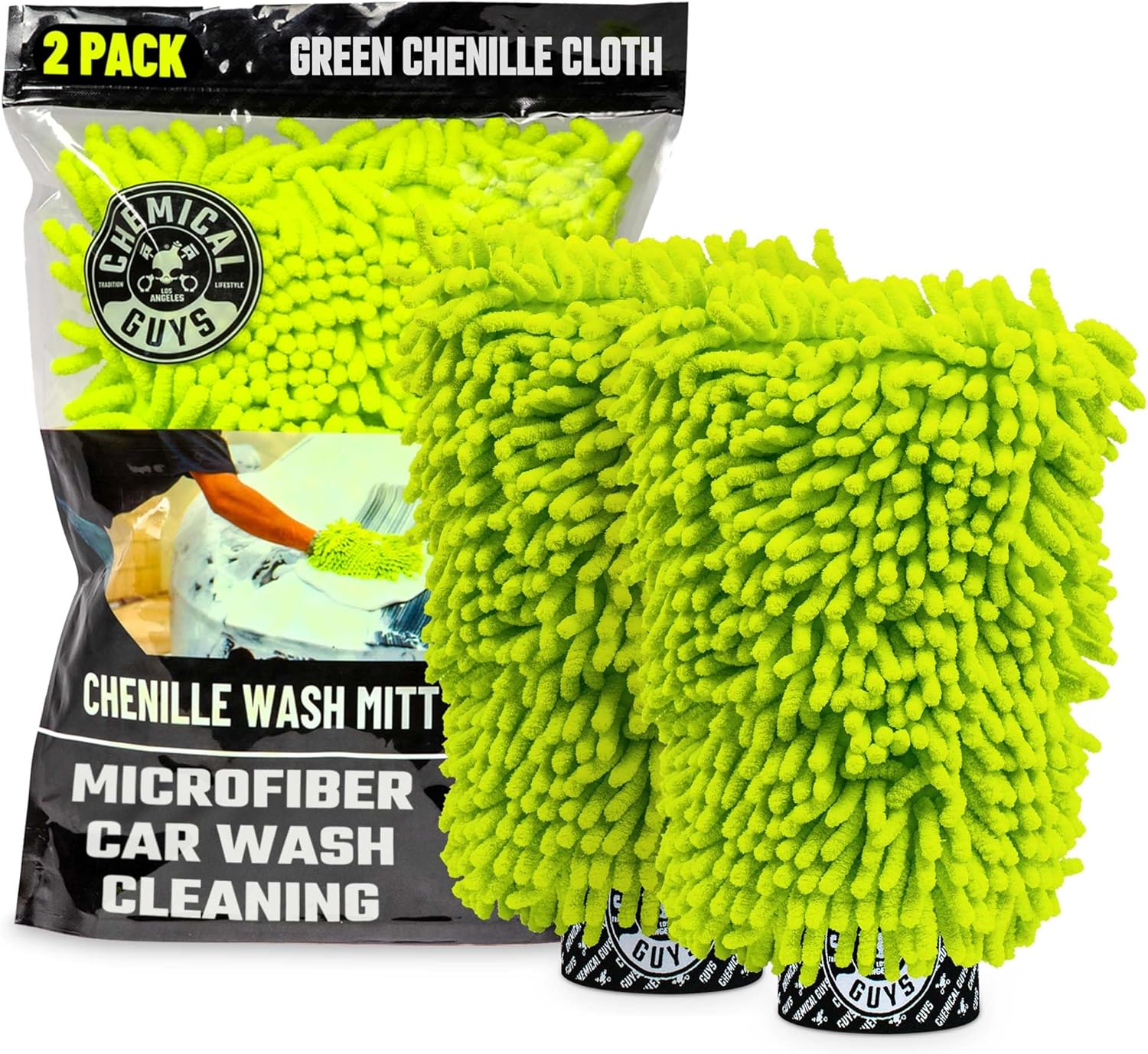 Scratch-Free Car Wash Mitt Duo