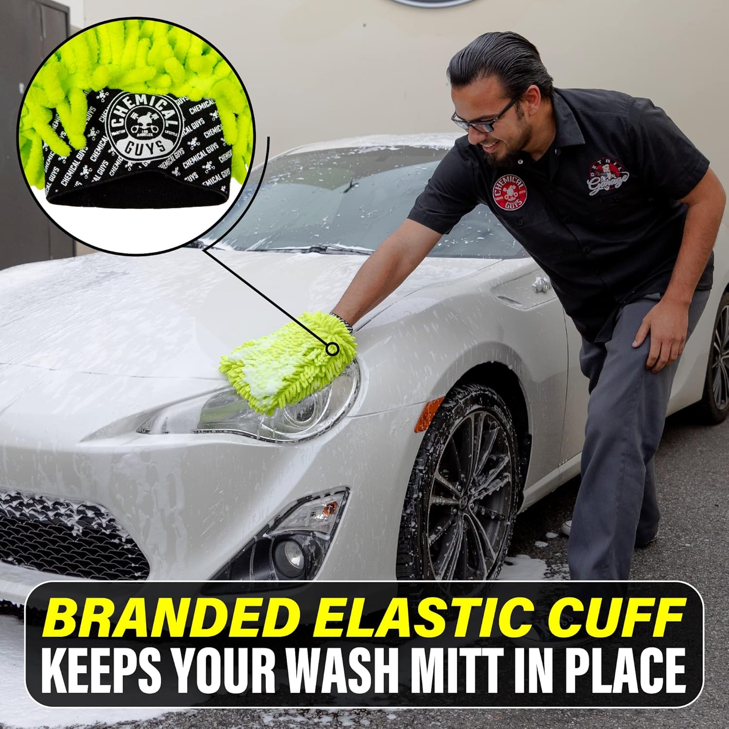 Scratch-Free Car Wash Mitt Duo