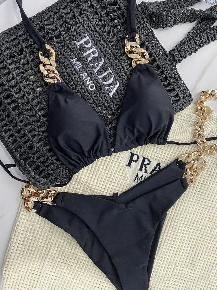 Chic Triangle Bikini Set