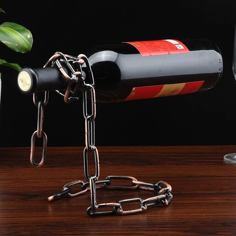 Creative Floating Wine Rack European Retro Decor
